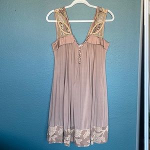 BCBG Brown Midi Dress